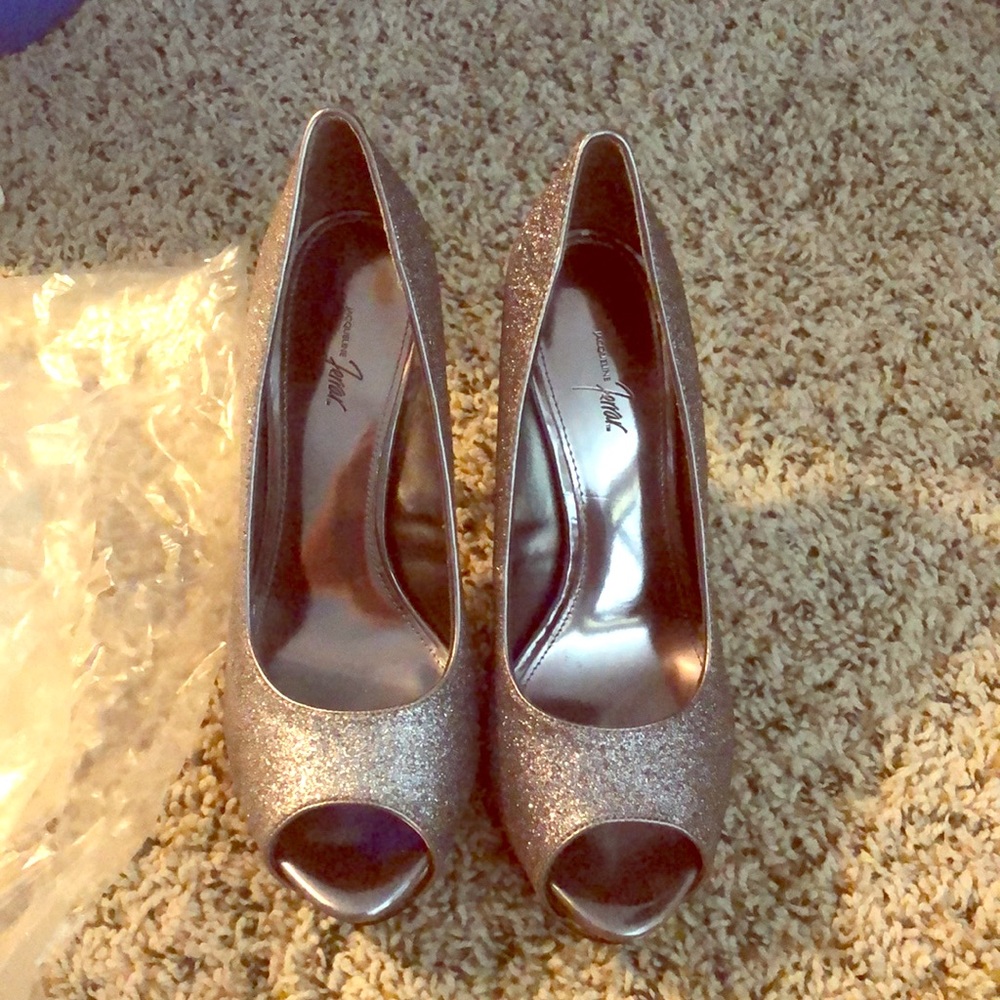 Silver heels